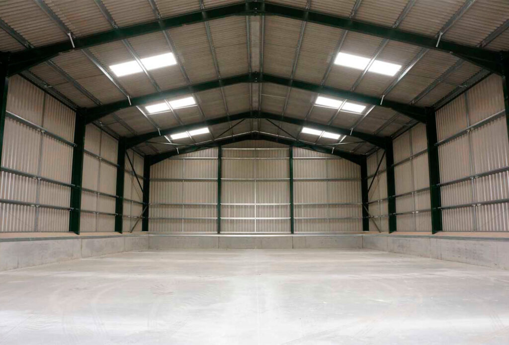 Our client required a new grain store building with all associated works, from start to finish.